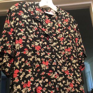 Jones New York Floral Blouse Size 8